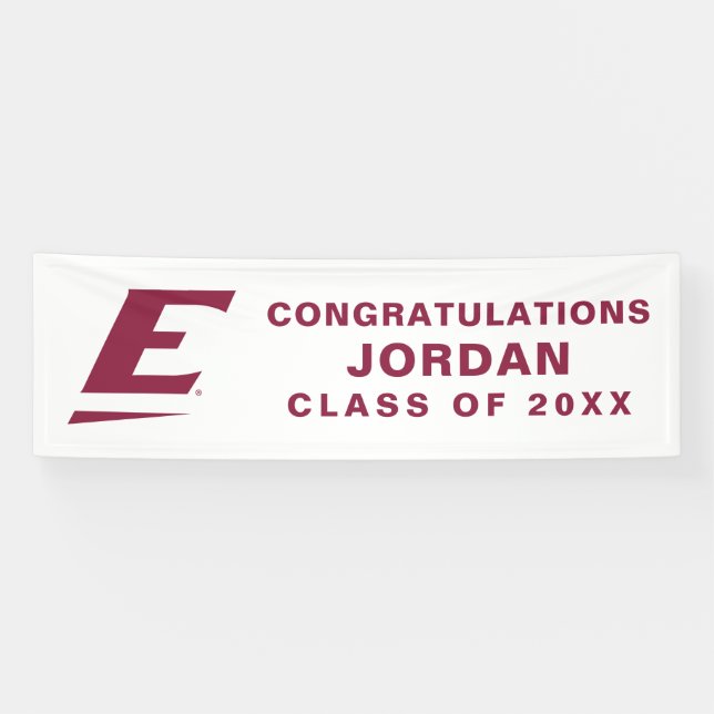 Eastern Kentucky University E Banner (Horizontal)