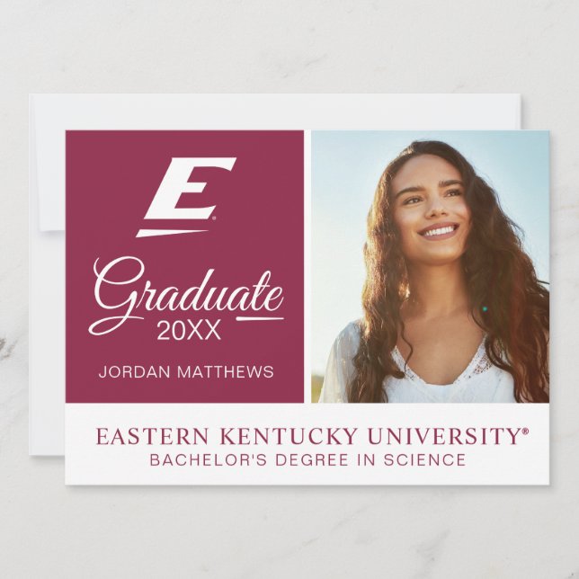 Eastern Kentucky University E Invitation (Front)