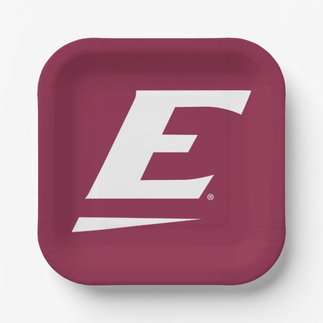 Eastern Kentucky University E Paper Plate (Front)