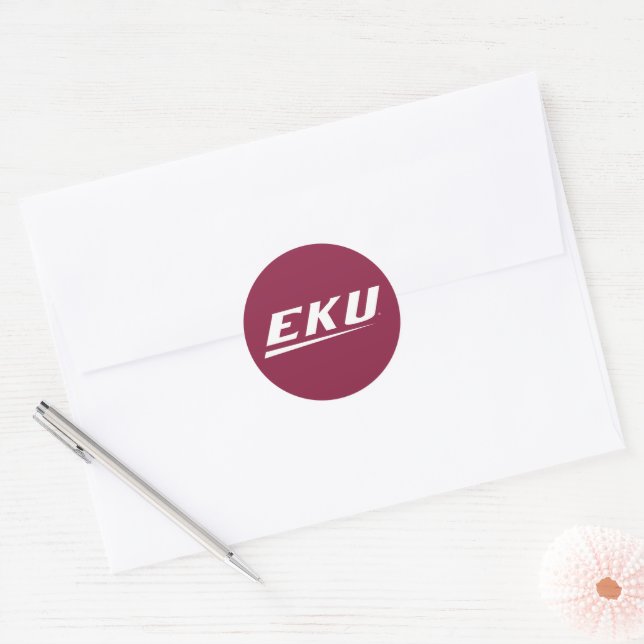 Eastern Kentucky University | EKU Classic Round Sticker (Envelope)