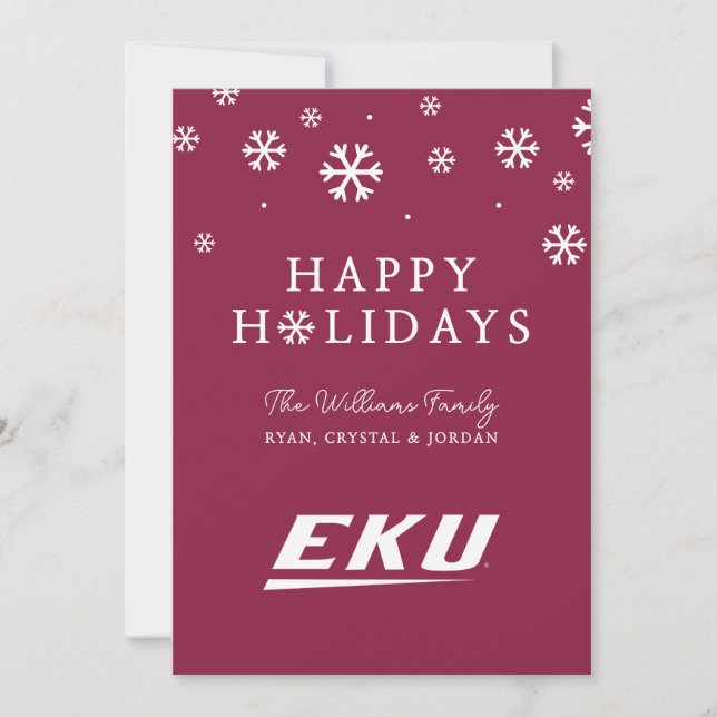 Eastern Kentucky University | EKU Holiday Card (Front)