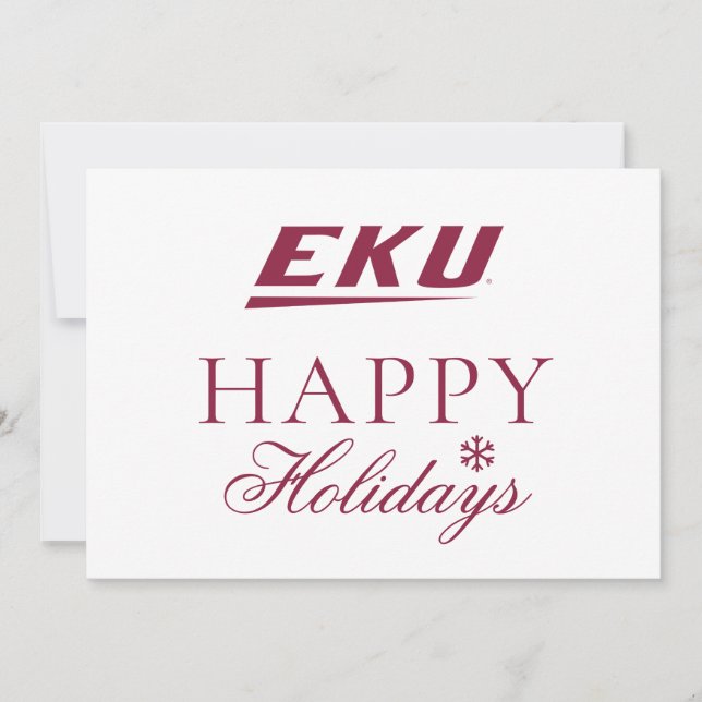Eastern Kentucky University | EKU Holiday Card (Front)