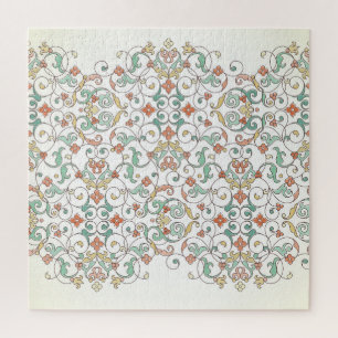 Eastern ornate border element. jigsaw puzzle