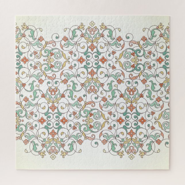 Eastern ornate border element. jigsaw puzzle (Vertical)