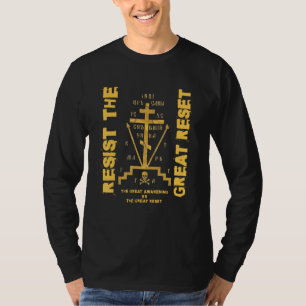 Eastern Orthodox Cross Resist the Great Reset T-Shirt
