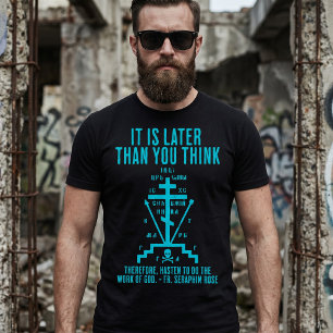 Eastern Orthodox Fr. Seraphim Rose Cross Gift T-Shirt