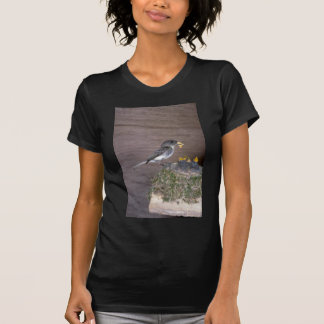 Eastern Phoebe with young T-Shirt