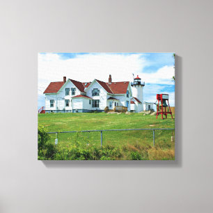 Eastern Point Lighthouse, MA Wrapped Canvas