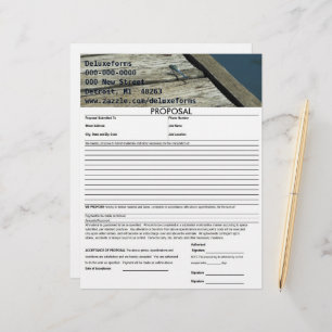 Eastern Pondhawk Dragonfly Proposal Customised Letterhead