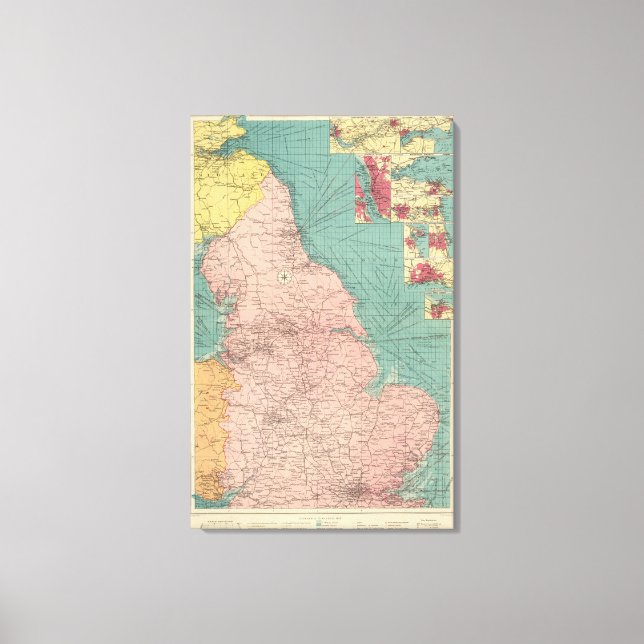 Eastern ports of Great Britian Canvas Print (Front)