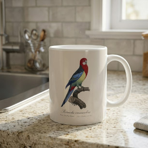 Eastern rosella or Platycercus eximius parakeet Coffee Mug