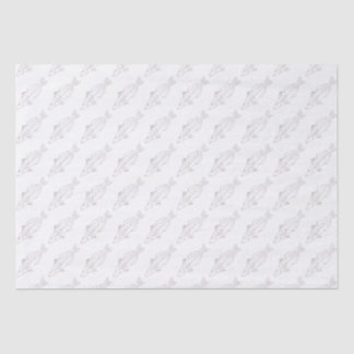 Eastern School Whiting Fish in Soft Pink and White Tissue Paper