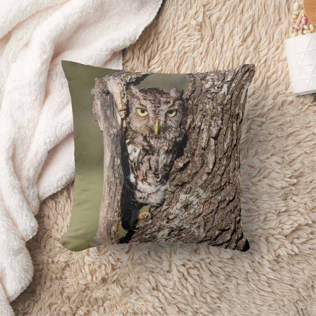 Eastern Screech Owl Cushion (Blanket)