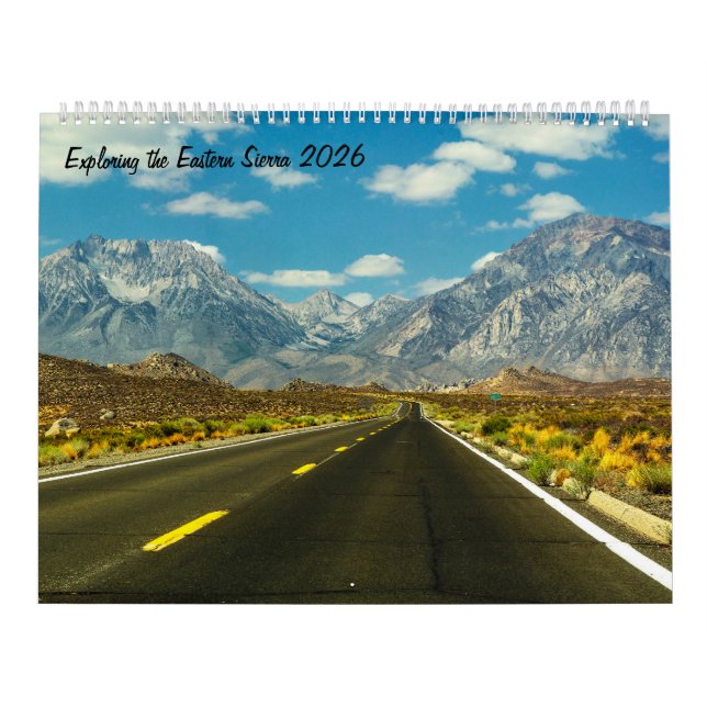 Eastern Sierra Calendar 2026 | Mountain Road (Cover)