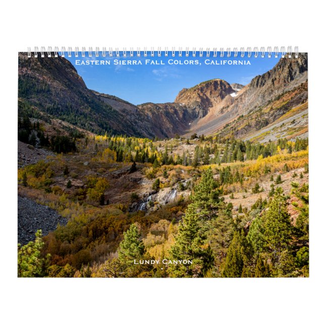 Eastern Sierra Fall Colours, California Calendar (Cover)
