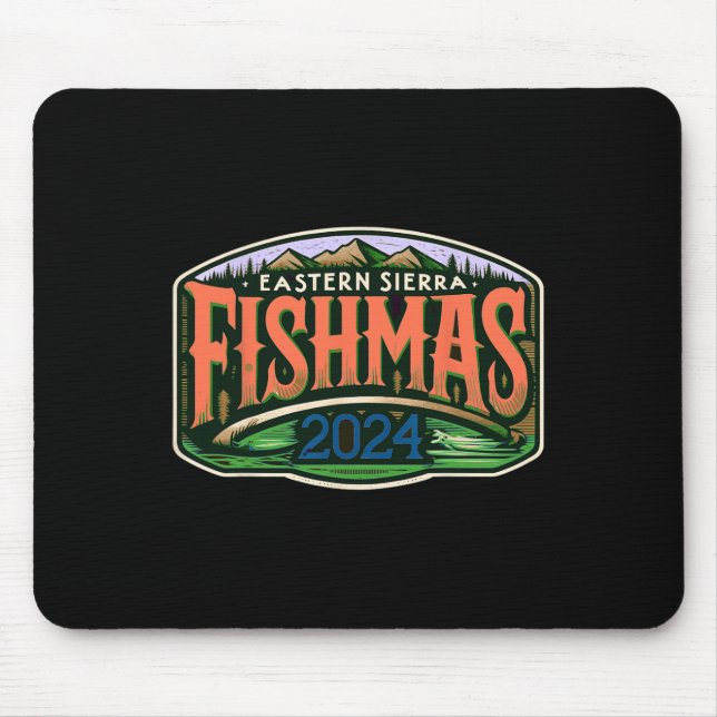 Eastern Sierra Fishmas  Mouse Pad (Front)