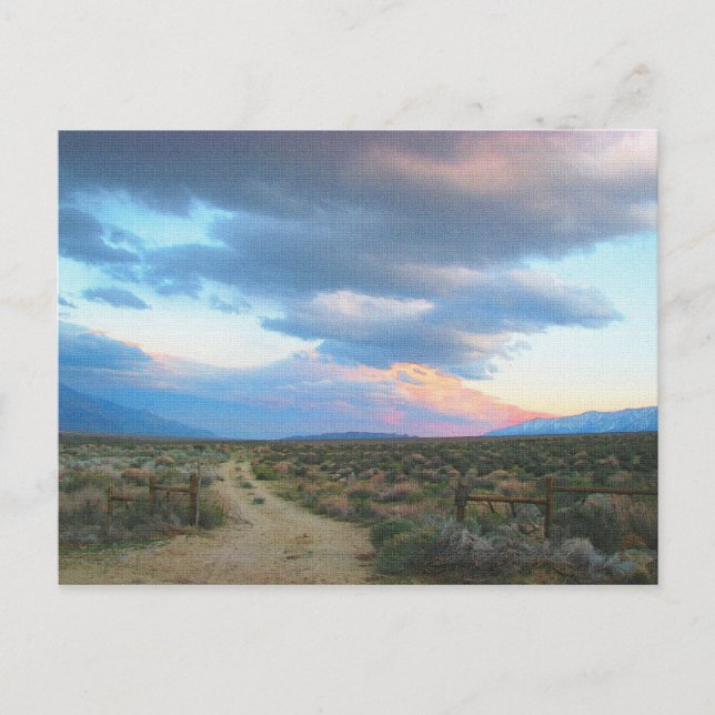 Eastern Sierra Landscape - Owens Valley Postcard (Front)