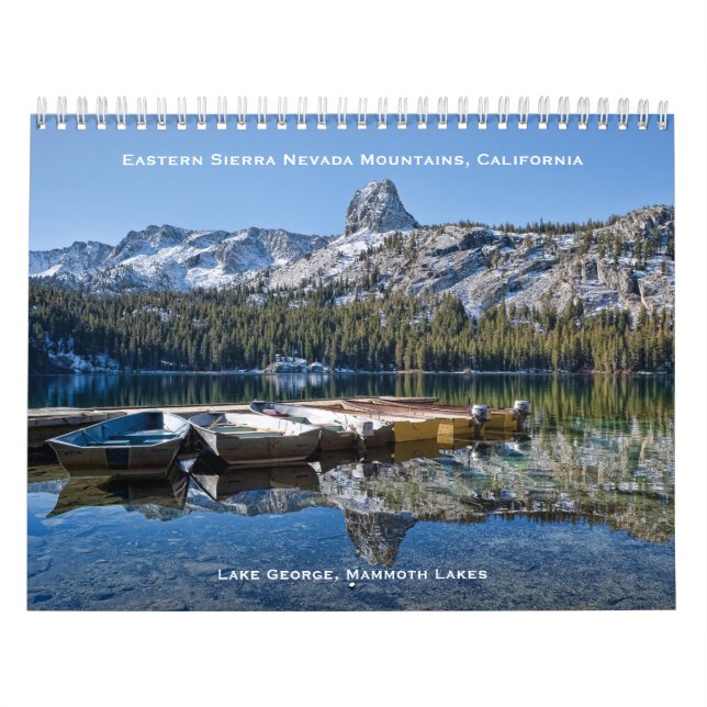 Eastern Sierra's, Mammoth Lakes, CA Calendar (Cover)