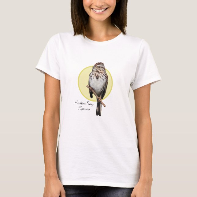 Eastern Song Sparrow T-Shirt (Front)