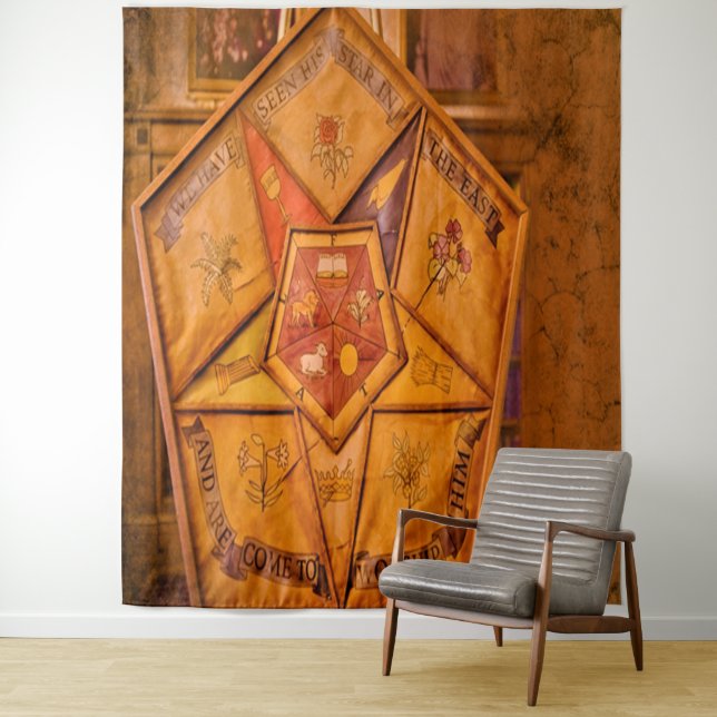 Eastern Star Backdrop Tapestry (In Situ)