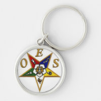Eastern Star Keychain