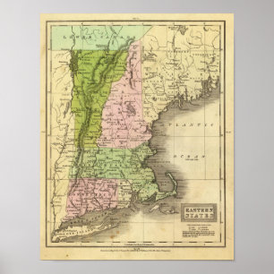 Eastern States Olney Map Poster