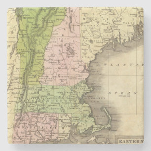 Eastern States Olney Map Stone Coaster