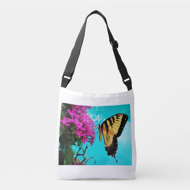 Eastern Tiger Swallowtail Butterfly #2 Crossbody Bag (Front)