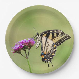 Eastern Tiger Swallowtail Butterfly Paper Plate