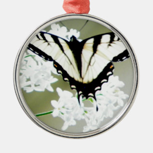 Eastern Tiger Swallowtail Butterfly Photo Metal Tree Decoration