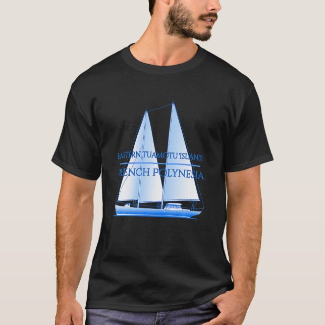 Eastern Tuamotu Islands Coastal Nautical Sailing S T-Shirt (Front)