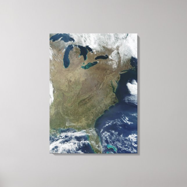 Eastern United States Canvas Print (Front)