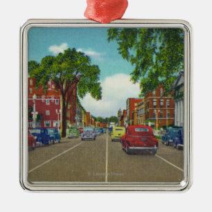 Eastern View of Genesee Street Metal Tree Decoration