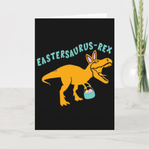 Eastersaurus Easter Dinosaur Gift For Teen Boys An Card