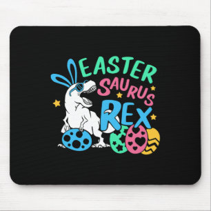 Eastersaurus T-rex Easter Day Tee, Cute Easter Bun Mouse Pad