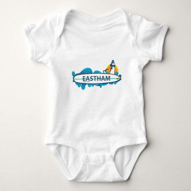Eastham - Cape Cod. Baby Bodysuit (Front)
