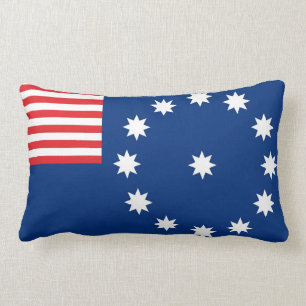 Easton city flag state america Pennsylvania Lumbar Cushion