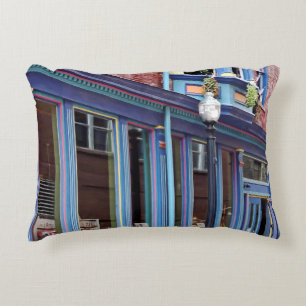 Easton PA - Street With Open Door Decorative Cushion