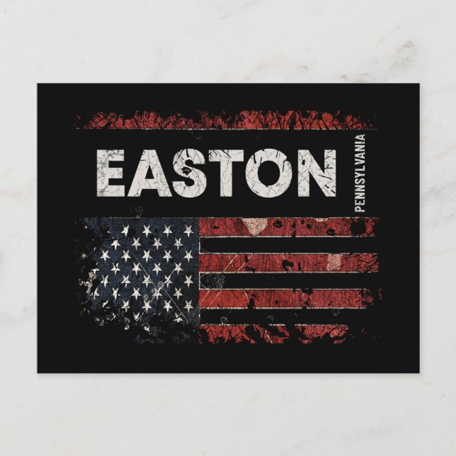 Easton Pennsylvania Postcard (Front)