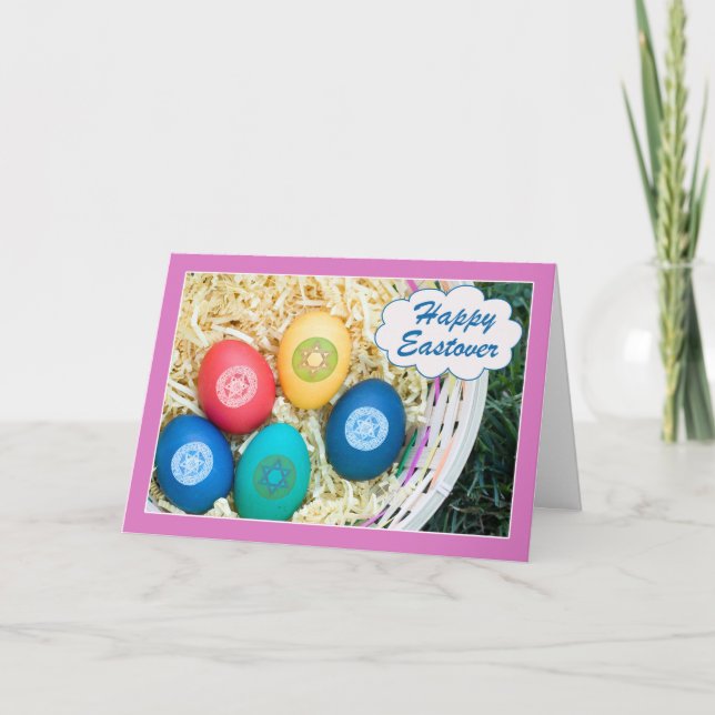 Eastover Interfaith Easter Passover Eggs with Star Card (Front)