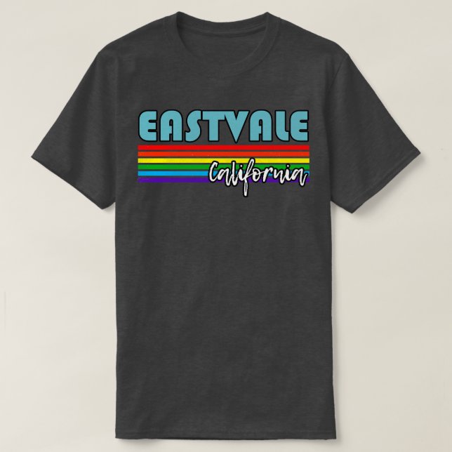 Eastvale California Pride  Eastvale LGBT Gift LGBT T-Shirt (Design Front)