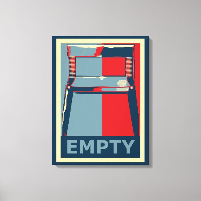 Eastwooding the Obama Chair Funny Political Canvas Print (Front)