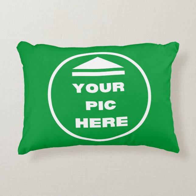 EASY! Accent Pillow 12" x 16"- polyester Customise (Front)