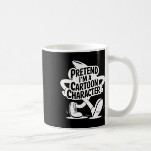 Easy Adult Halloween Costume Pretend I'm A Cartoon Coffee Mug