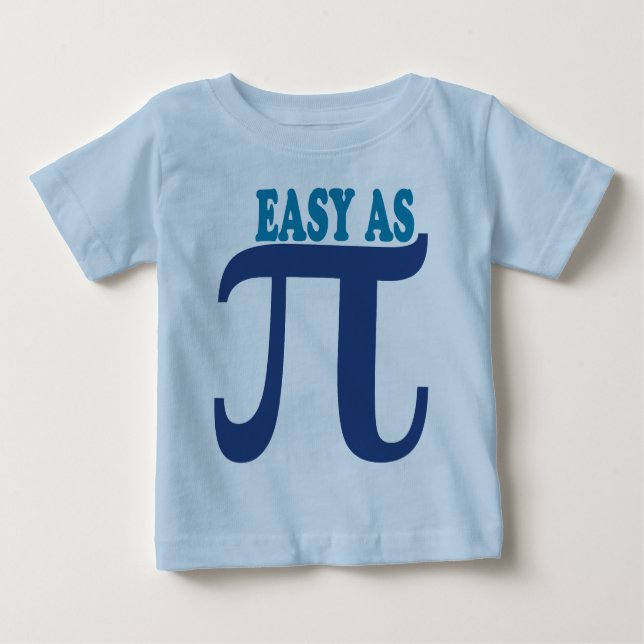 Easy As Pi Baby T-Shirt (Front)