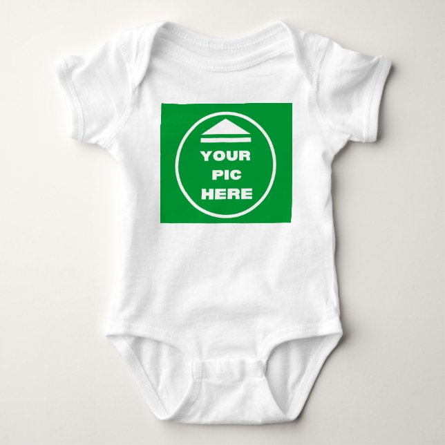 EASY! Baby Jersey Bodysuit - White - Custom (Front)