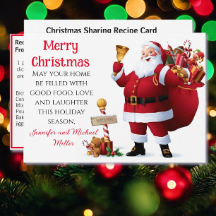 Easy Breakfast Casserole Recipe Sharing Christmas Holiday Card