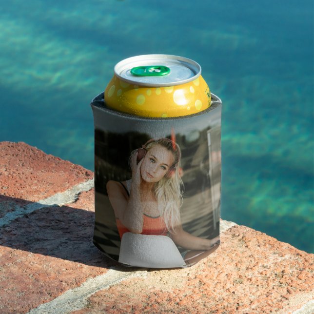 EASY!  Can Cooler - Personalised - Add your Image (In Situ Pool)