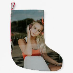 EASY! Christmas Stocking - Personalised -Add Image