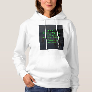 Easy Click & Replace Image to Create Your Own Hoodie